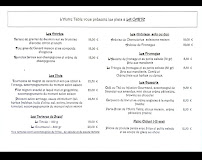 Menu L'Autre Table - Restaurant Page 1