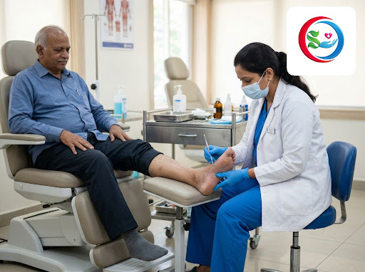 Living with diabetes means extra care for your feet. At Shifa Clinic Hydernagar in Kukatpally, Hy… post image