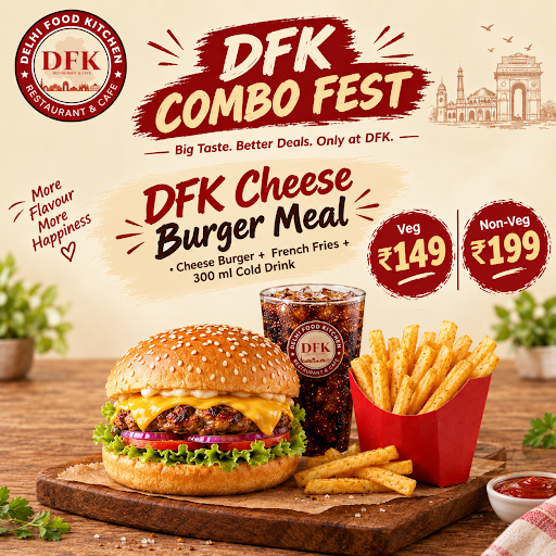 DFK Cheese Burger Meal post image