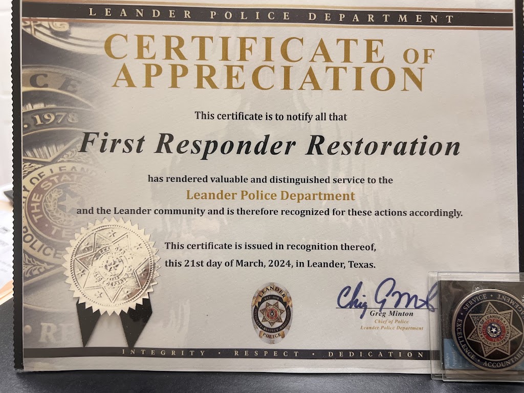 First Responder Restoration photo