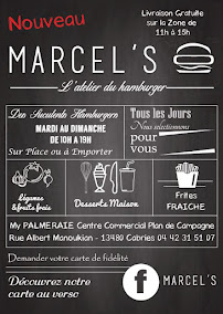 Menu Marcel's L'atelier Du Hamburger Page 6