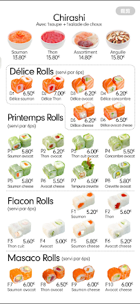 Menu Sushi Hokkaido Page 3