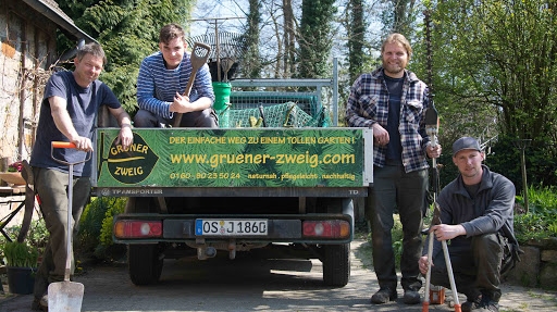 Grüner Zweig Gartengestaltung