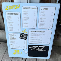 Menu L'OYSTER PAYSAN DE LA MER (ex Catherine Roux - Cap Huitres) Page 1