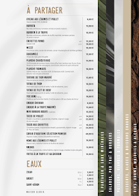 Menu Maison Gloria Clermont-Ferrand Page 1