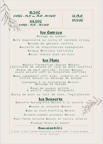 Menu L'Olea , la Brasserie du midi Page 1