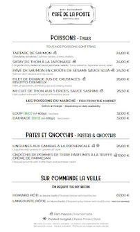 Menu Café de la Poste Page 6