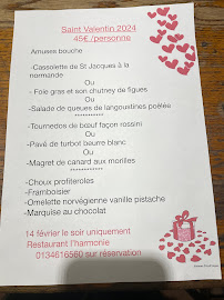 Menu L'Harmonie Page 3