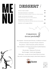 Menu Restaurant Sapiens Balma Page 4