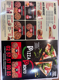 Menu Pronto Pizza Page 2