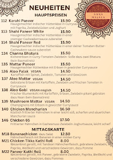 Speisekarte