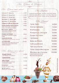 Menu La crique Page 1