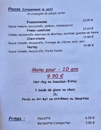 Menu La trattoria des cascades Page 7