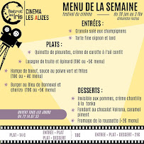 Menu Bistrot Les Iris Page 1