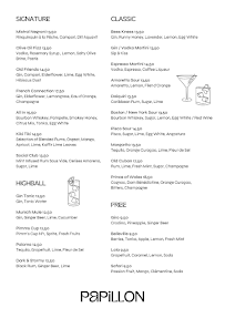 Menu Papillon Page 3