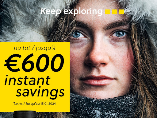 Jusqu'à 600 € de réduction sur une large sélection de produits Nikon.
Profitez-en dès maintenant !
https://photoflameng.com/promotions-cashback-nikon.html
