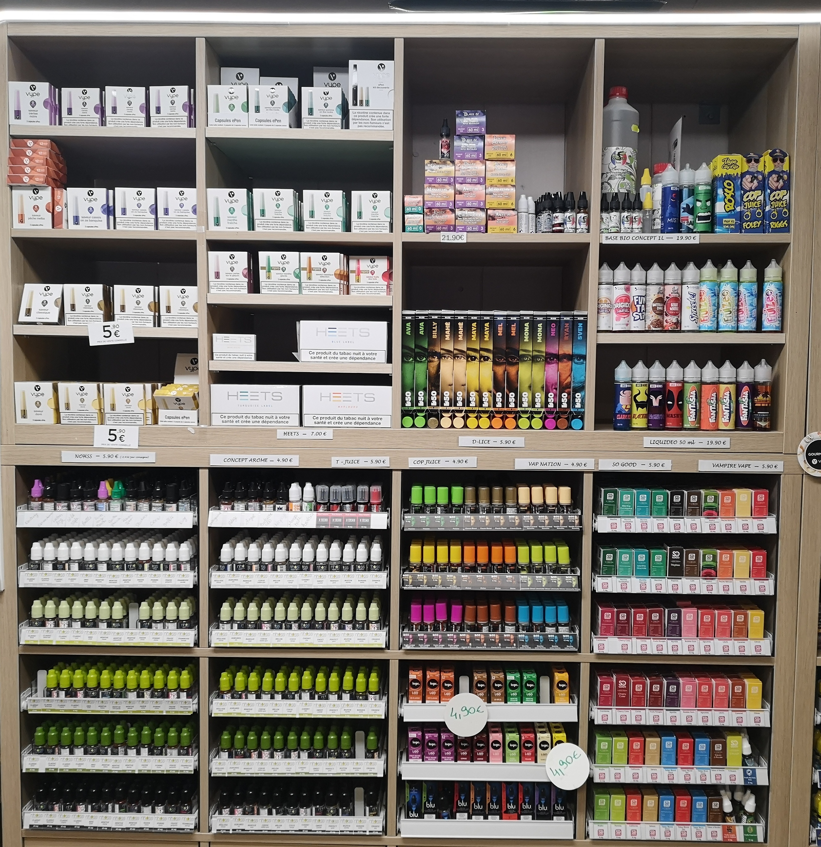 Vap & Paquett'clop  Houtaud - Magasin