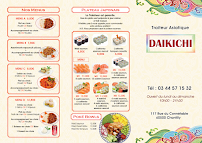 Menu DAIKICHI Page 1