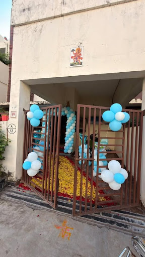 "Make your family’s special day memorable with our beautiful balloon decoration and floral entry… post image