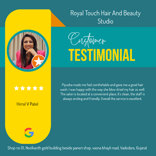 Hirral's hair transformation at Royal Touch Hair And Beauty Studio in Vadodara was a true delight… post image