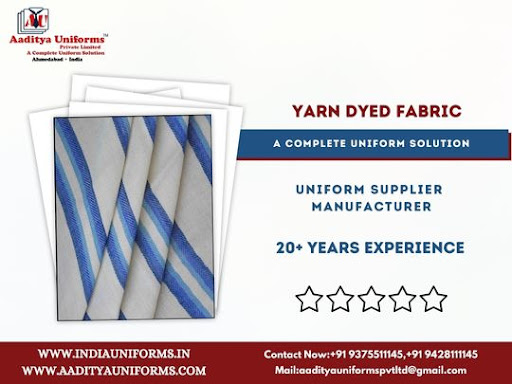Yarn Dyed Fabric  Available At Aaditya Uniforms post image