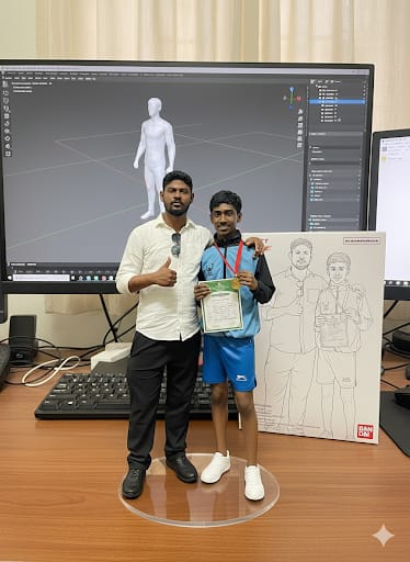 K Saisriram National Boxing Medalist