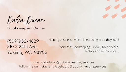 DD Bookkeeping Services - Visual