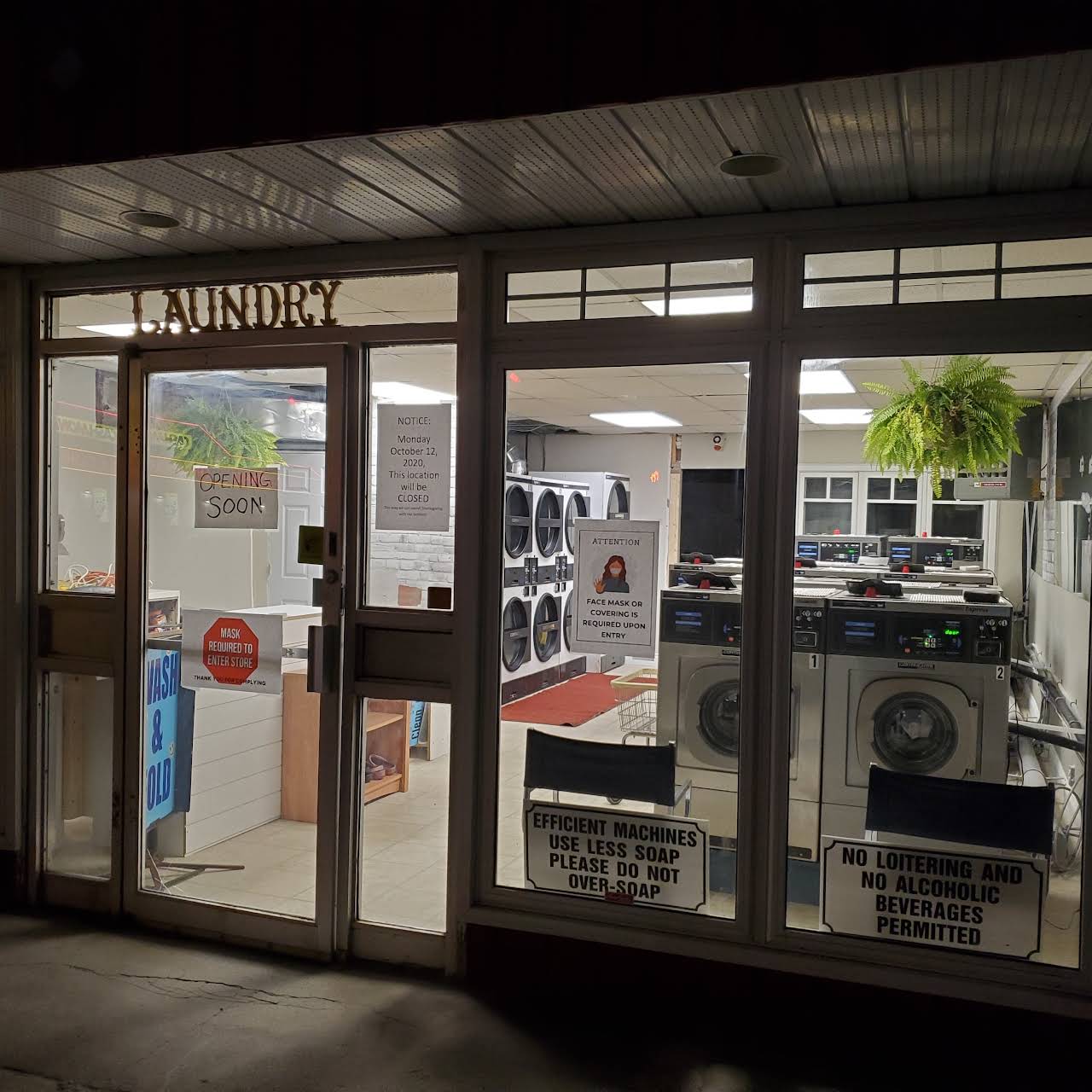 Sunshine Laundromat 2 Locations 1867 O'Brien or 71 Lakeshore Dr