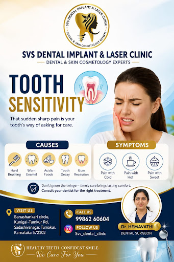 Sensitivity is needs professional help.. visit us for good and long lasting relief