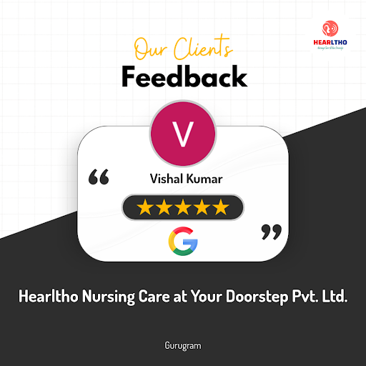 Vishal Kumar raves about Hearltho Nursing Care at Your Doorstep Pvt. Ltd. in Gurugram, praising t… post image