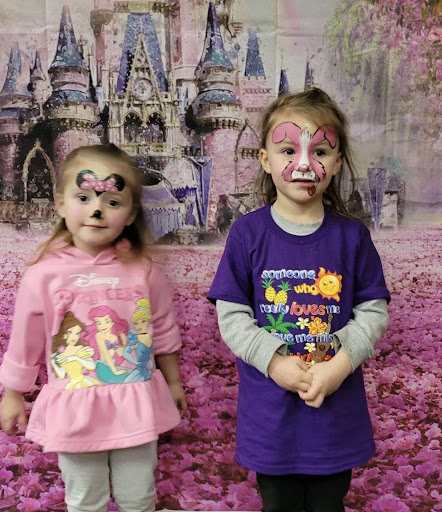 Glitter Bug Face Painting