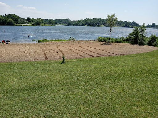 Beach at Prairie Rose State Park