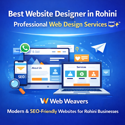 Best Website Designer in Rohini – Professional Web Design Services 💻✨ post image