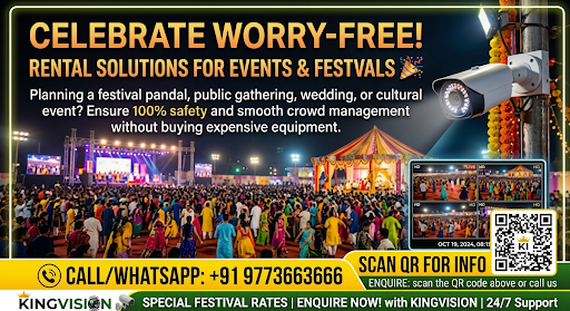 CCTV SURVEILLANCE ON RENT FOR FESTIVALS & EVENTS 🚨 post image