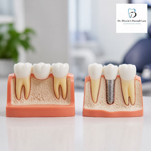 Missing a tooth and confused between a dental bridge and a dental implant? At Dr Bhosle's Dental… post image