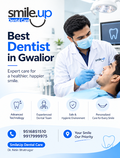 Looking for the Best Dentist in Gwalior? SmileUp Dental Care, led by Dr. Nitin Bhatnagar, provide… post image