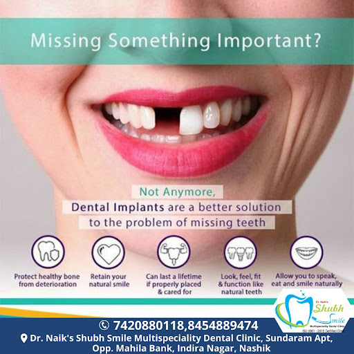 Replace your missing teeth with Life time Warranty Dental Implants only @Shubh Smile... Call for…