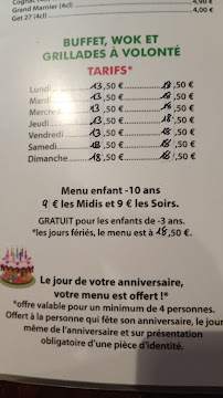 Menu Panda d'Asie Page 2