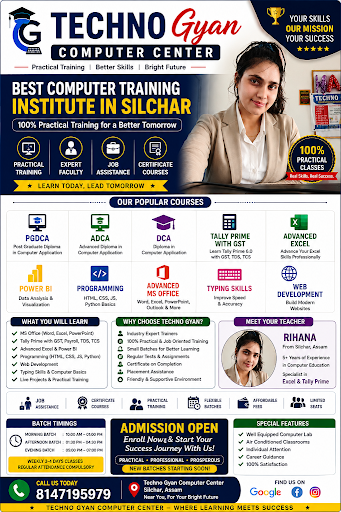 💻 Techno Gyan Computer Center – Best Computer Training Institute in Silchar! post image