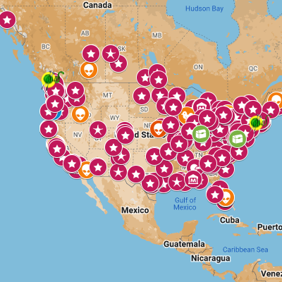 Map of Free Little Art Galleries