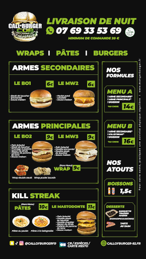 Photo 1 - Call Of Burger 92 - Livraison de nuit