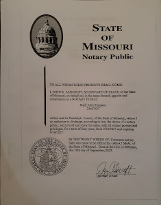MJS Notary Inspector Services 2464 County Rd 2910, Higbee, MO 65257
