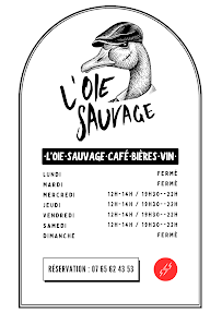 Menu L'Oie Sauvage Page 4