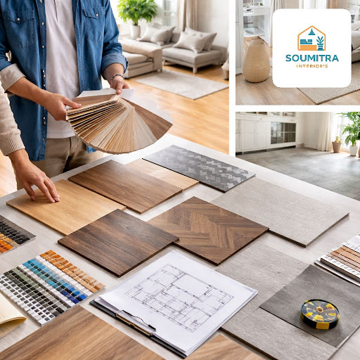 Not sure which flooring suits your living room, bedroom or kitchen? SOUMITRA INTERIOR'S in Joka,… post image