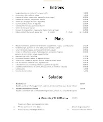 Menu La Belle Réthaise Page 2