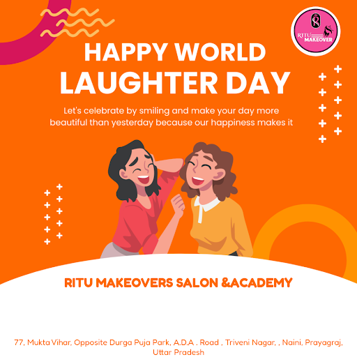 Get ready for a laughter-filled beauty experience at Ritu Makeovers salon & Academy in Prayagraj!… post image
