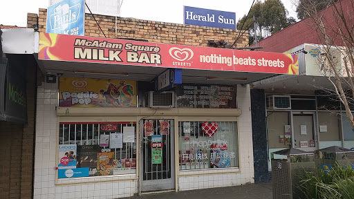 McAdam Square Milk Bar Logo