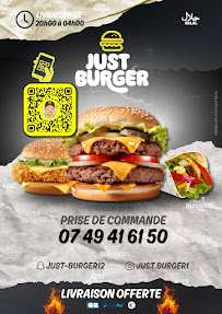 Menu JUST BURGER Page 3