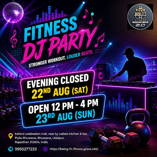 Fitness DJ Party Schedule Update