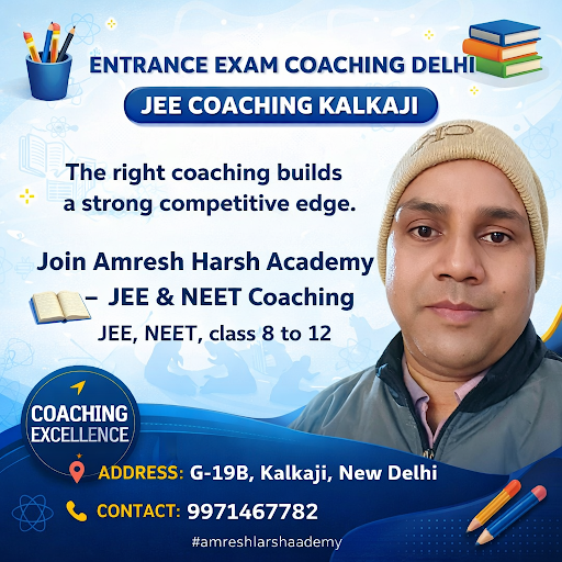 Join [HARSH APEX - Physics & Maths Tutors] in [DELHI] for quality online JEE preparation. post image